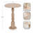 Wooden Round Side Table