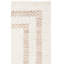 Tapis géométrique en laine / jute / coton tissé à la main Natura en ivoire / naturel-1686941658