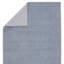 Tapis rayé à la main Caron - bleu clair / crème-69380101