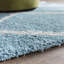 Tapis bleu à motif géométrique Thora-1998201917