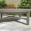 Table basse ronde en aluminium Marindo