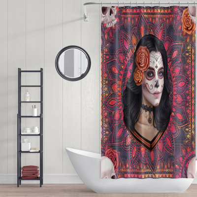 Rideau de douche simple McKail