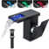 LED 3 Colours Changing Bathroom Waterfall Faucet Vanity Sink Faucet One Hole Single Handle With Drain