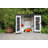 Biohort Equipment Locker 150 5' L x 2.7' D x 6' H Water Resistant Metal Tool Storage Shed with Lock Dark Gray-121503248