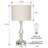 Labriola 20.7" Silver Table Lamp with USB and Touch Control