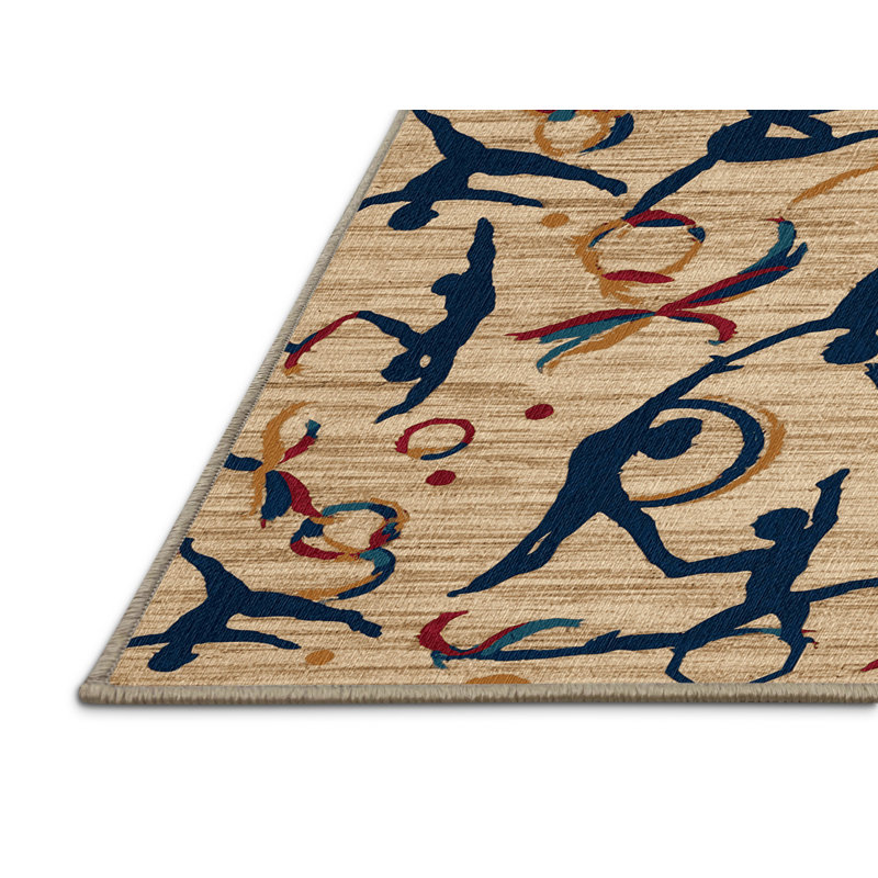  Tapis lavable de gymnastique rythmique lavable, Carré 8 pi