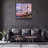 Stunning Decorative Tempered Glass Painting, 19.7 x 19.7 Inches | 100% Tempered Glass, Thickness: 0.16 Inches | UV Printing for Vibrant Colors | Perfect for Home Décor, Living Room or Office Wall Art