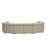 Mietoon Leather Match Large Seating Power Recliner Sectional-1715546982
