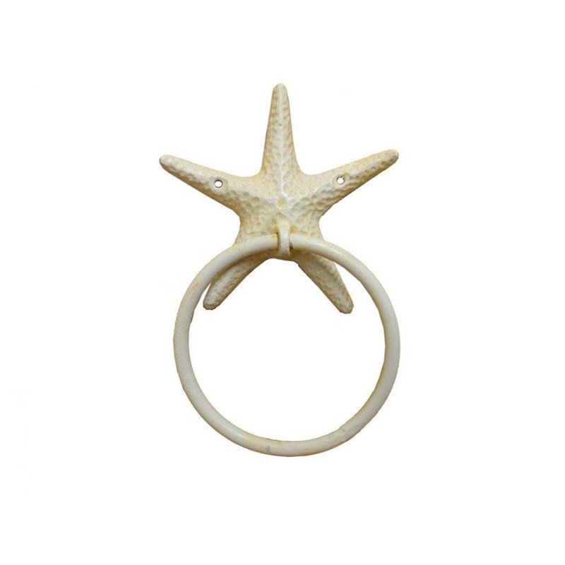Anneau à serviette Wetzel Starfish, Bleu pâle