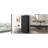 Storage Cabinet With Two Doors For Bathroom, Office, Adjustable Shelf, MDF Board, Black