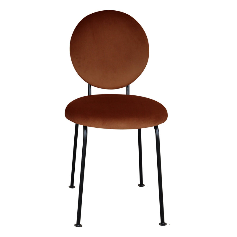 Medallion 52cm H Upholstered Side Chair, Terracotta