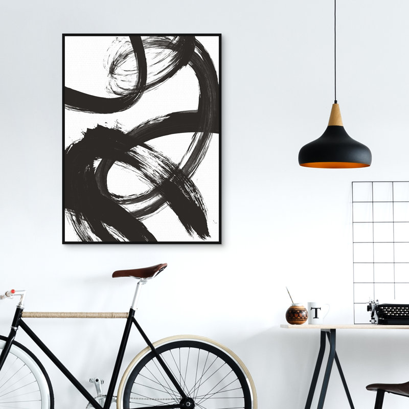 «Paint Strokes I» par Willowbrook, art mural encadré