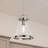 Robert Stevenson Lighting Wesley - Metal and Seedy Glass Ceiling Light-70181224