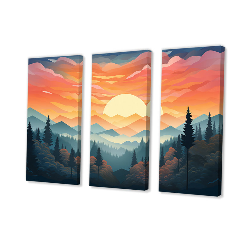 Ensemble de salon Mountain Forest, H 28 po x l 36 po x P 1 po