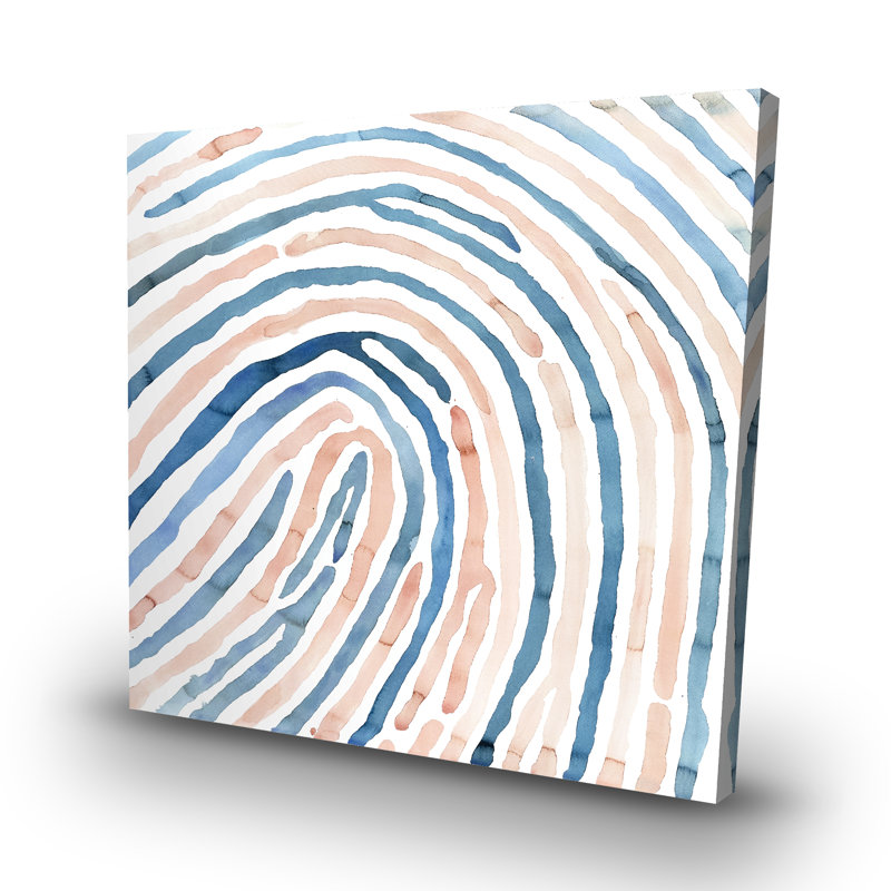 Fingerprint - 32"x32" art on canvas