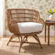 Cotton Accent Armchair