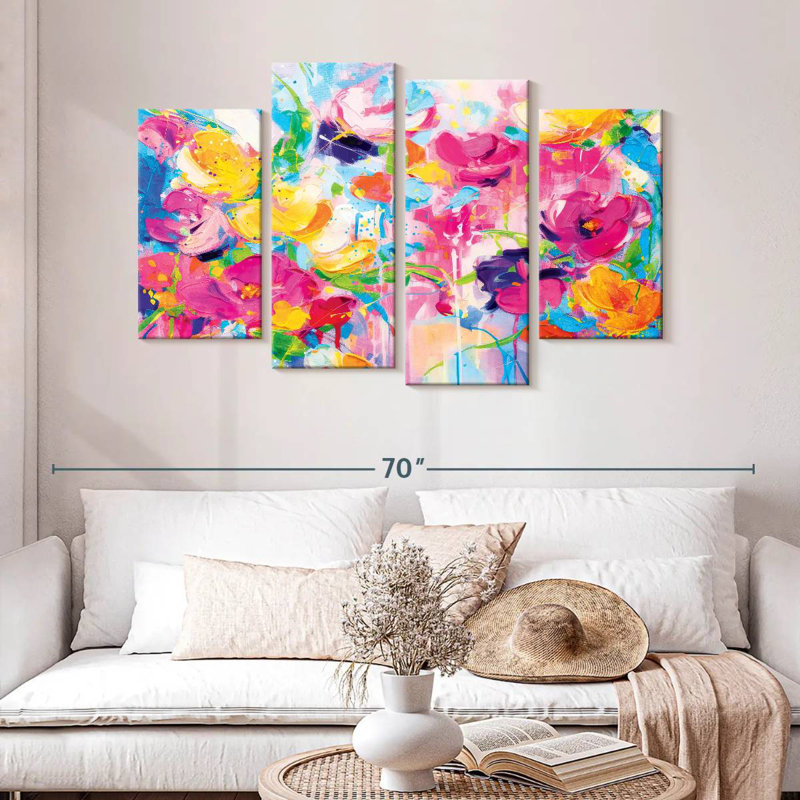 Avery Efflorescent Abstract, 32" H x 52" W