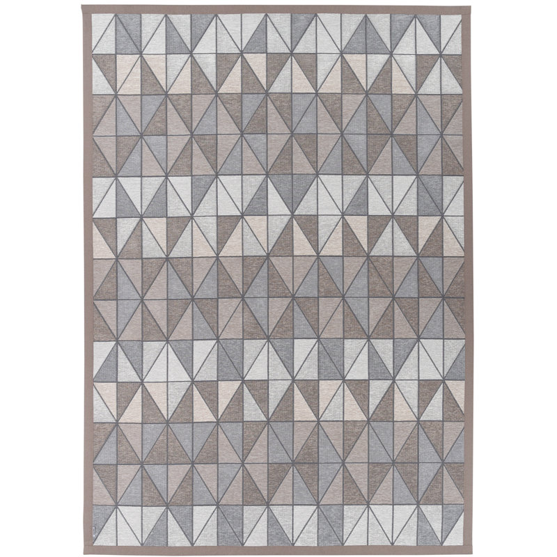 Gillian Geometric Hand Woven Area Rug, Runner 80 x 250cm