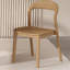 Burlywood Solid Back Side Chair(Set of 6)-617509542
