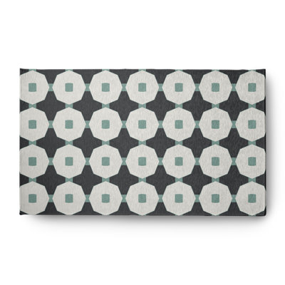 Chenille Geometric Indoor Rug
