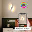 Modern Chrome Acrylic LED 30Cm Sleek Design Wall Sconces-741432925