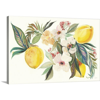 Reproduction d’art sur toile, "Citrus Summer I" par Kristy Rice