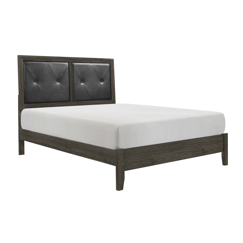 Tête de lit tapissier contemporaine en similicuir avec capitonnage, parfaite pour la décoration de chambre à coucher moderne