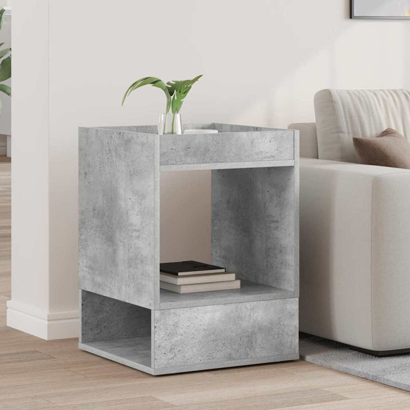 End Table, Concrete Grey