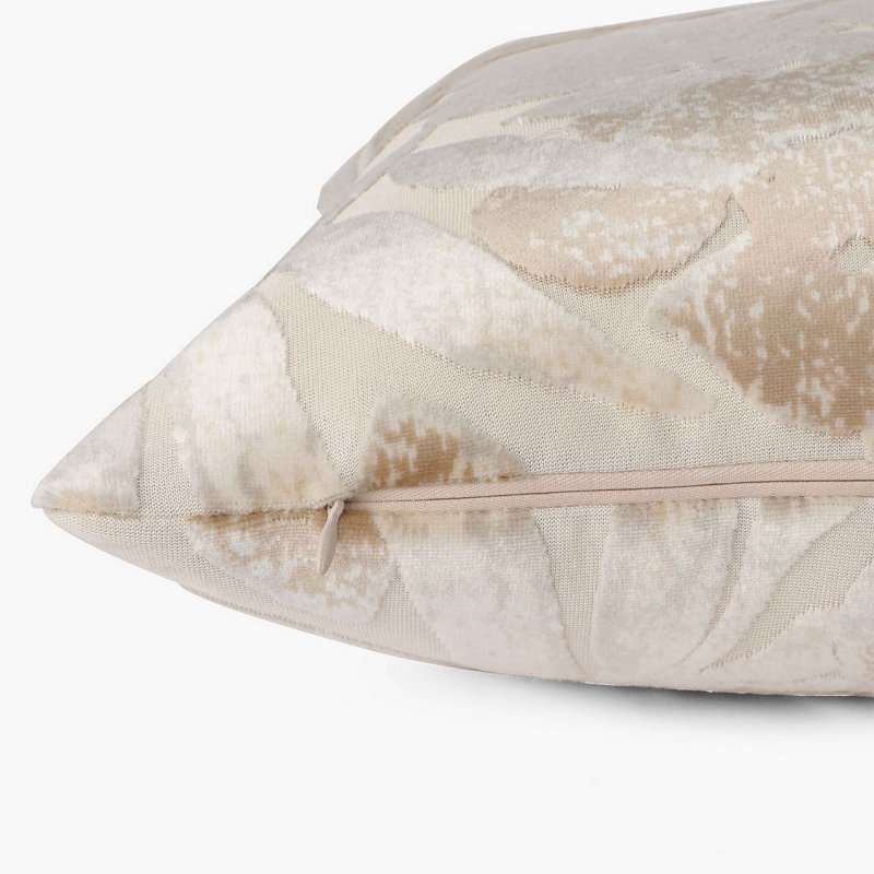 Ensemble de housse de coussin et insert 2 pièces, Beige / brun