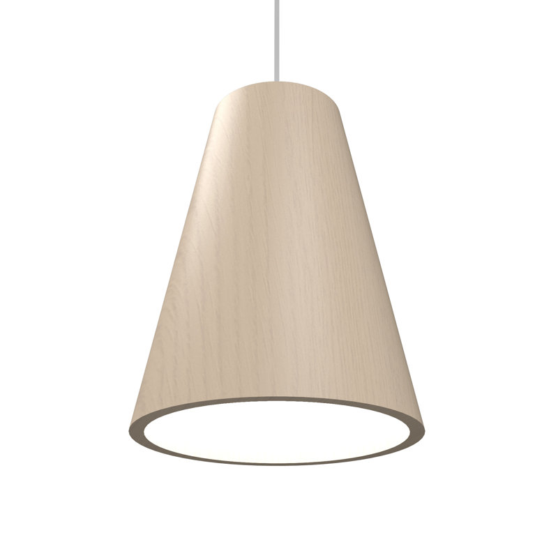 Luminaire suspendu simple 1 lumière Empire, Cappuccino biologique
