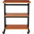 Adjustable Printer Stand With Swivel Wheels, Two Adjustable Shelves, And Integrated Cable Management For Office Organization