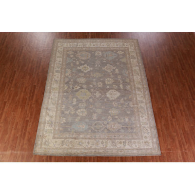 Vegetable Dye Oushak Turkish Area Rug 9x12