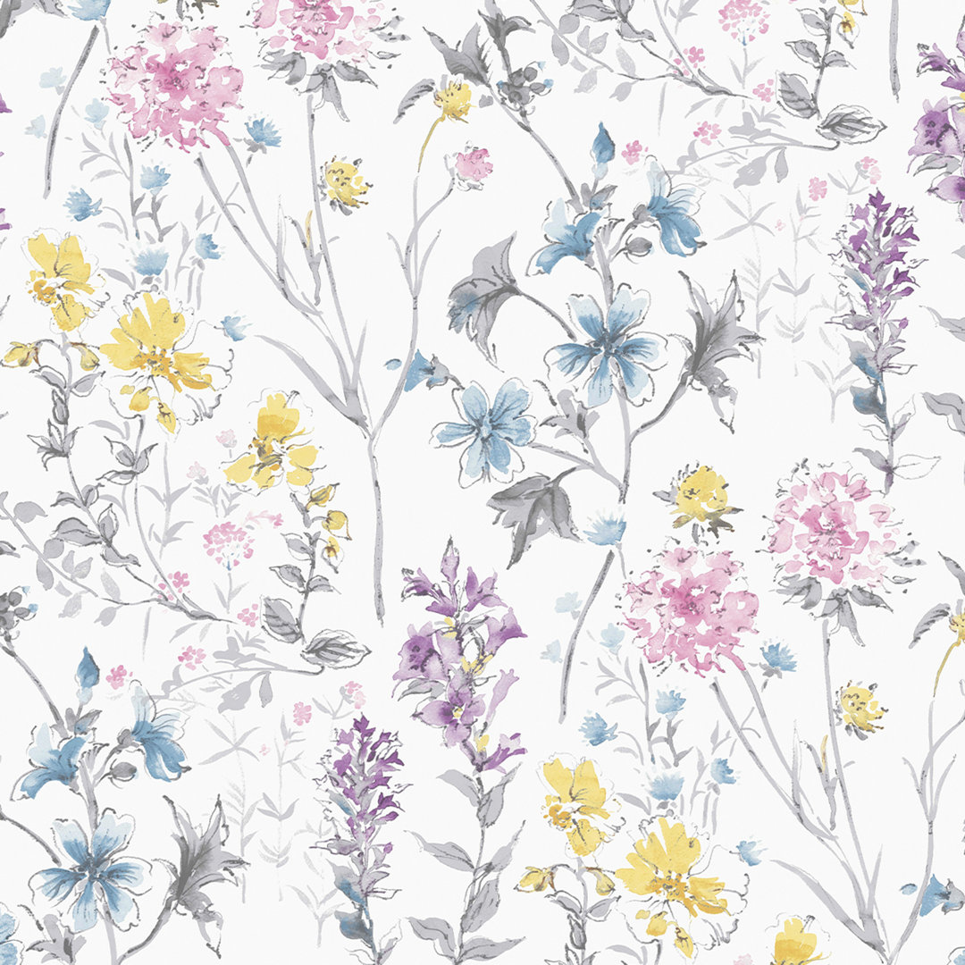 Laura Ashley Wild Meadow Wallpaper Roll Laura Ashley 