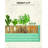 6/8 FT Galvanized Metal Raised Garden Bed, 24" Tall Planter Box for Vegetables & Herbs-157489033-157489039