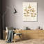 Art sur toile tendue avec galerie Lark Manor ™ Purinton, Julia: Botanical Study IV Gold Crop-729467858