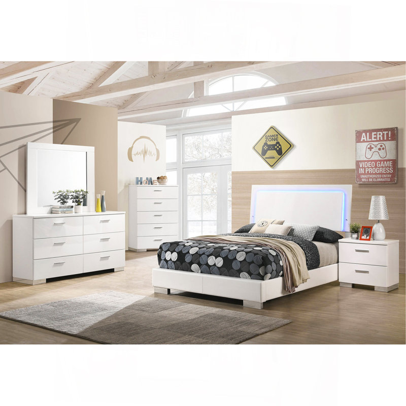 Ensemble de chambre à coucher 5 pièces Dulcey