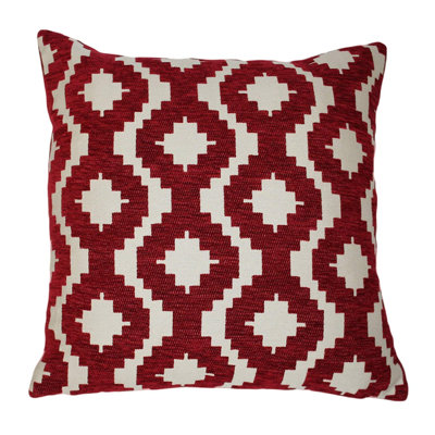 Theodosia Geometric Square Cushion