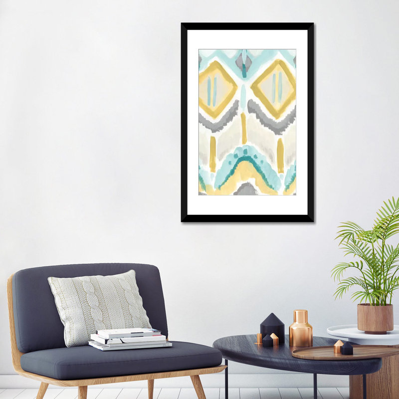 « textile impression ii », reproduction sur toile, H 24 po x l 16 po x P 1 po, Papier d'art encadré noir, Blanc
