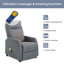 Upholstered Heated Massage Chair-899439102