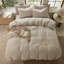 Ensemble de housse de couette rayé 100% coton délavé DONEUS-113054931-113054922