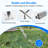 12 ft. W x 20 ft. D Heavy-Duty Carport Canopy , Portable Garage for Pickup, White-97179237-97179238