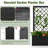 Shamena Handmade Metal Planter Box with Trellis