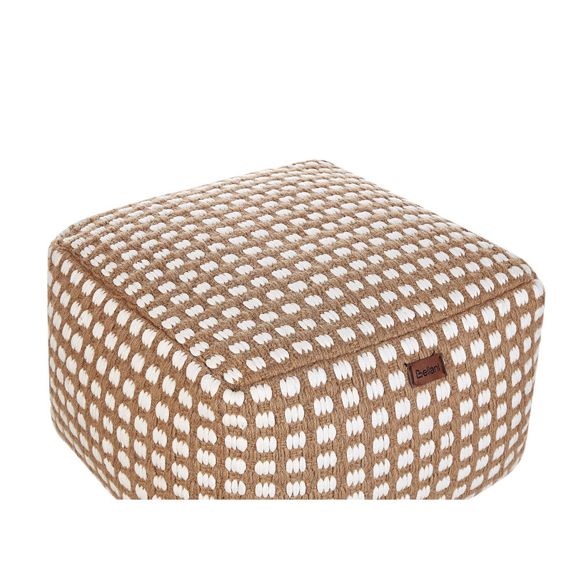 Citori 50cm Wide Square Polka Dots Pouffe Ottoman