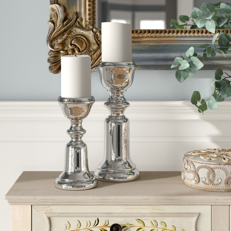 2 Piece Tabletop Candlestick Set