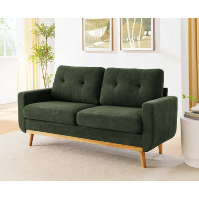 Canapé rembourré Mid-Century