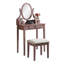 Ensemble coiffeuse et tabouret de maquillage Landisburg-488950445