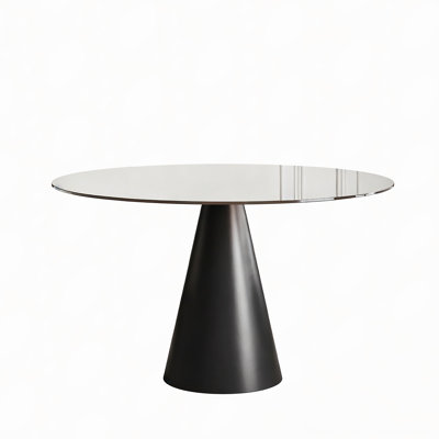 Table de salle à manger ronde en verre