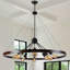 Luminaires rustiques 8 lumières de style campagnard
