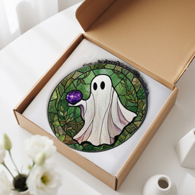 Vitrail 12 po H Ghost And Orb