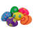 Pack of 6 Vibrantly Colored Springtime Easter Eggs 3.25"